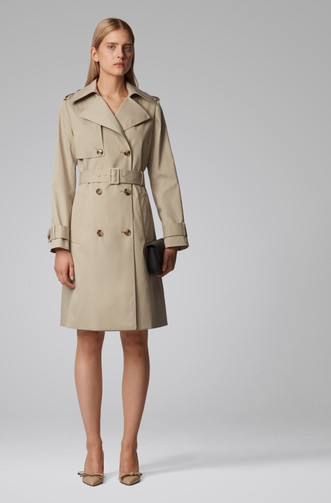 Hugo boss deals trench coat dame